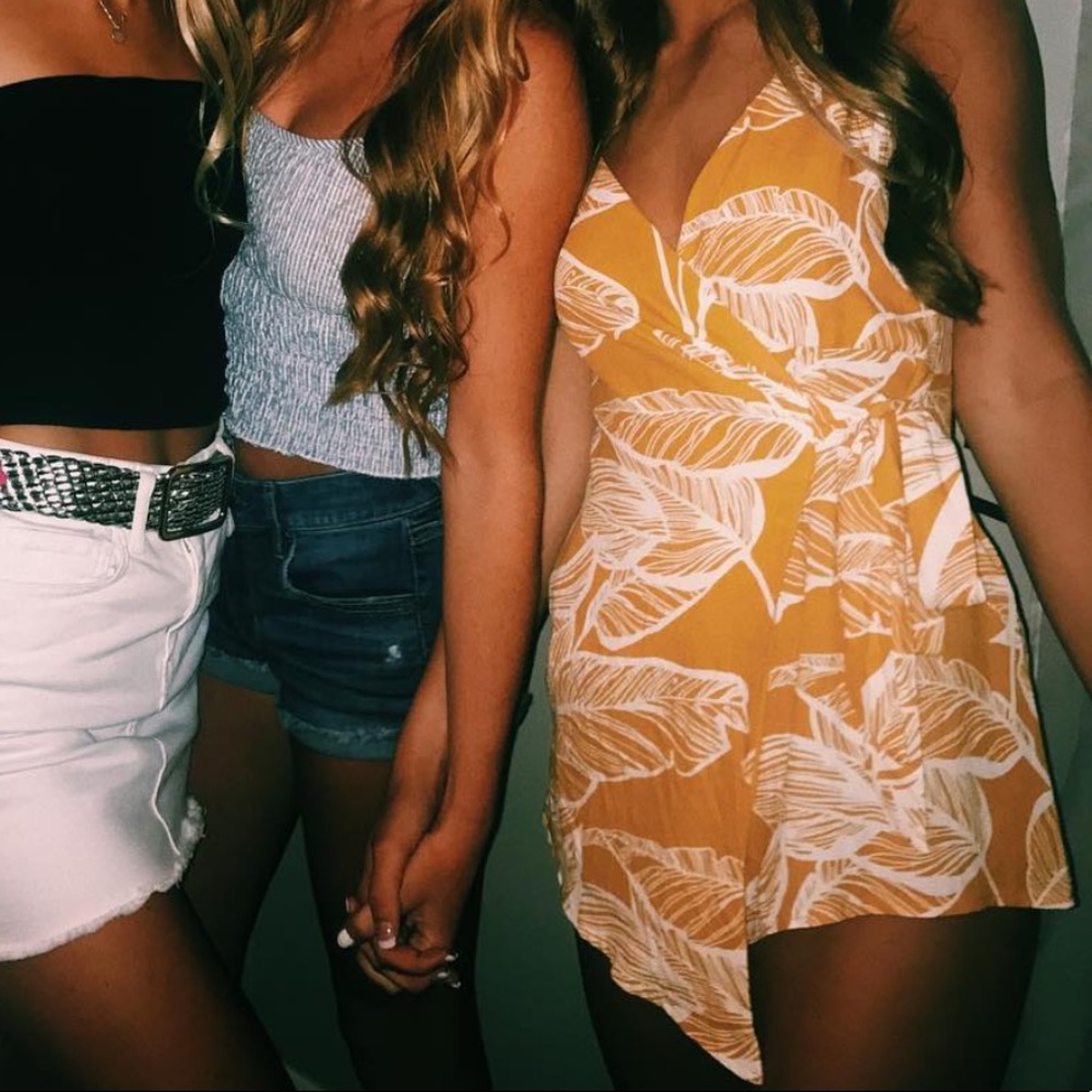 Yellow romper!!! Boutique!!